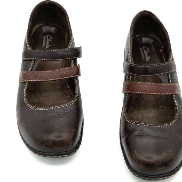 Clarks Bendables Sixty Cruise Tumbled Leather Mary Jane Slip On Loafer - Picture 2 of 12